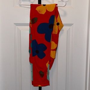 Used LuLaRoe Leggings OS Floral